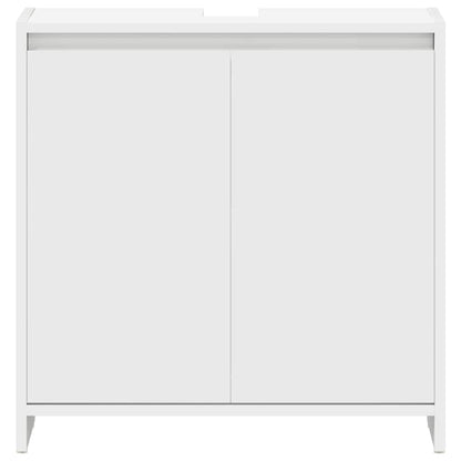 Mobile da Bagno Bianco 60x33x60 cm in Legno Multistrato