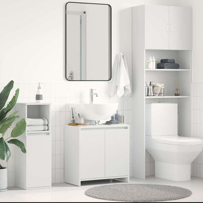 Mobile da Bagno Bianco 60x33x60 cm in Legno Multistrato