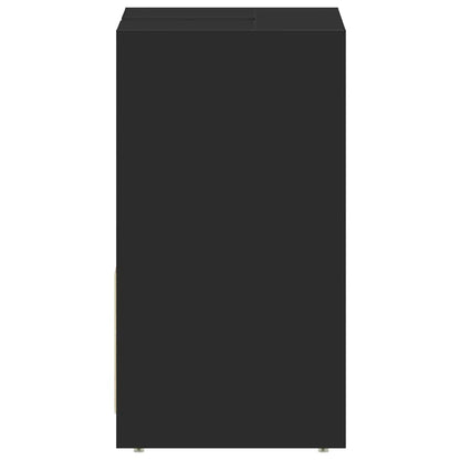 Mobile da Bagno Nero 60x33x60 cm in Legno Multistrato