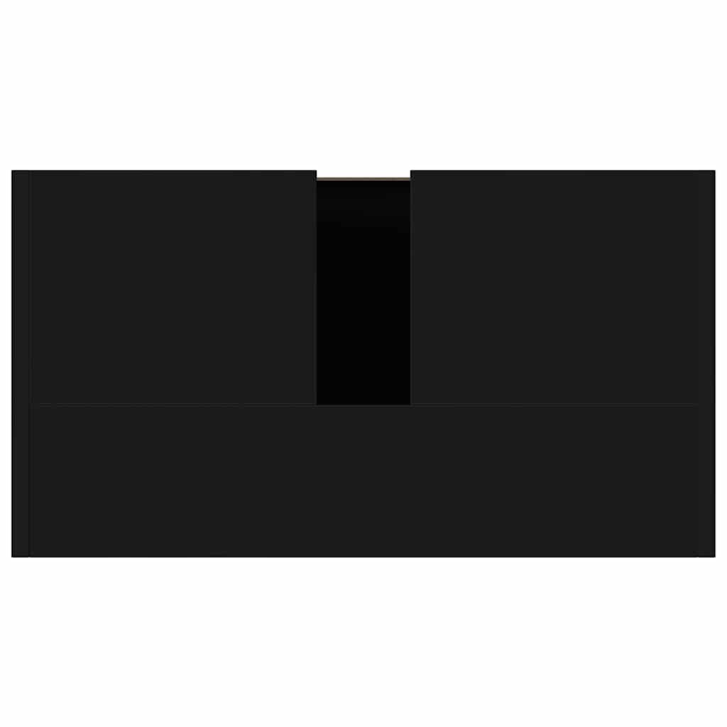 Mobile da Bagno Nero 60x33x61 cm in Legno Multistrato | homemem39