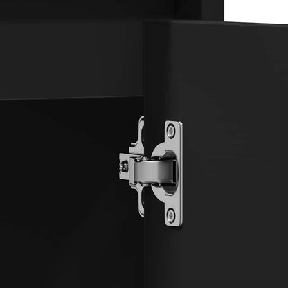 Mobile da Bagno Nero 60x33x60 cm in Legno Multistrato