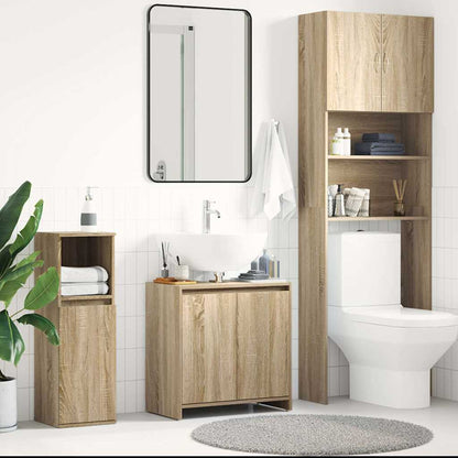 Mobile da Bagno Rovere Sonoma 60x33x60 cm Legno Multistrato