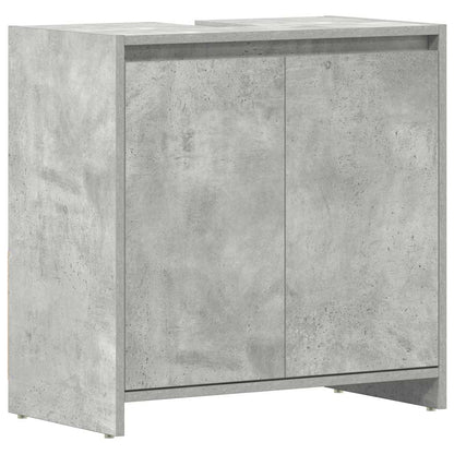 Mobile da Bagno Grigio Cemento 60x33x61 cm in Legno Multistrato | homemem39