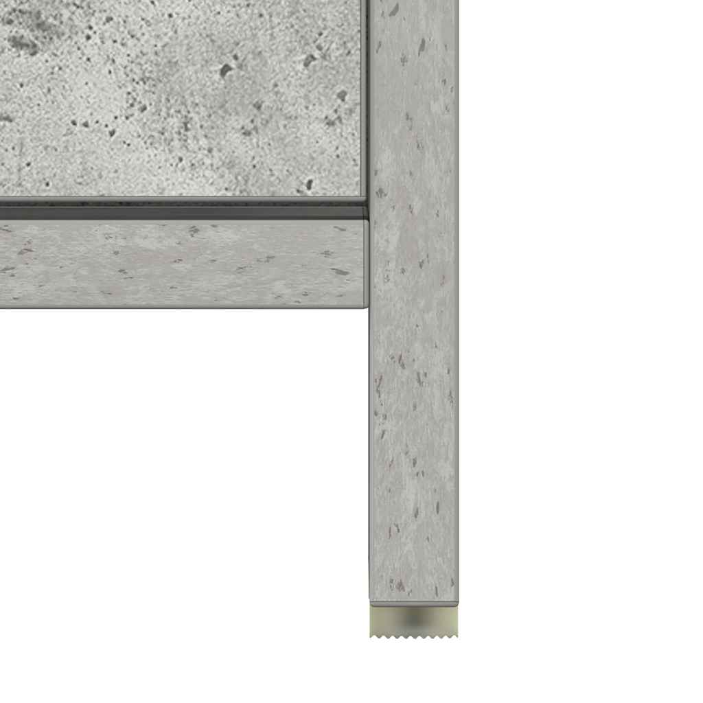 Mobile da Bagno Grigio Cemento 60x33x60 cm in Legno Multistrato