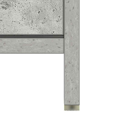 Mobile da Bagno Grigio Cemento 60x33x60 cm in Legno Multistrato