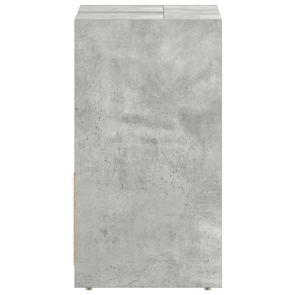 Mobile da Bagno Grigio Cemento 60x33x60 cm in Legno Multistrato
