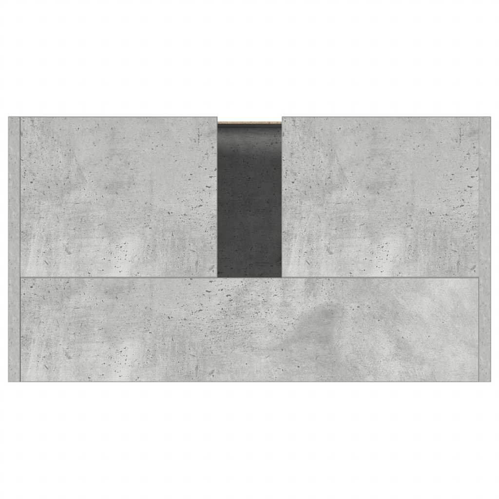 Mobile da Bagno Grigio Cemento 60x33x61 cm in Legno Multistrato | homemem39