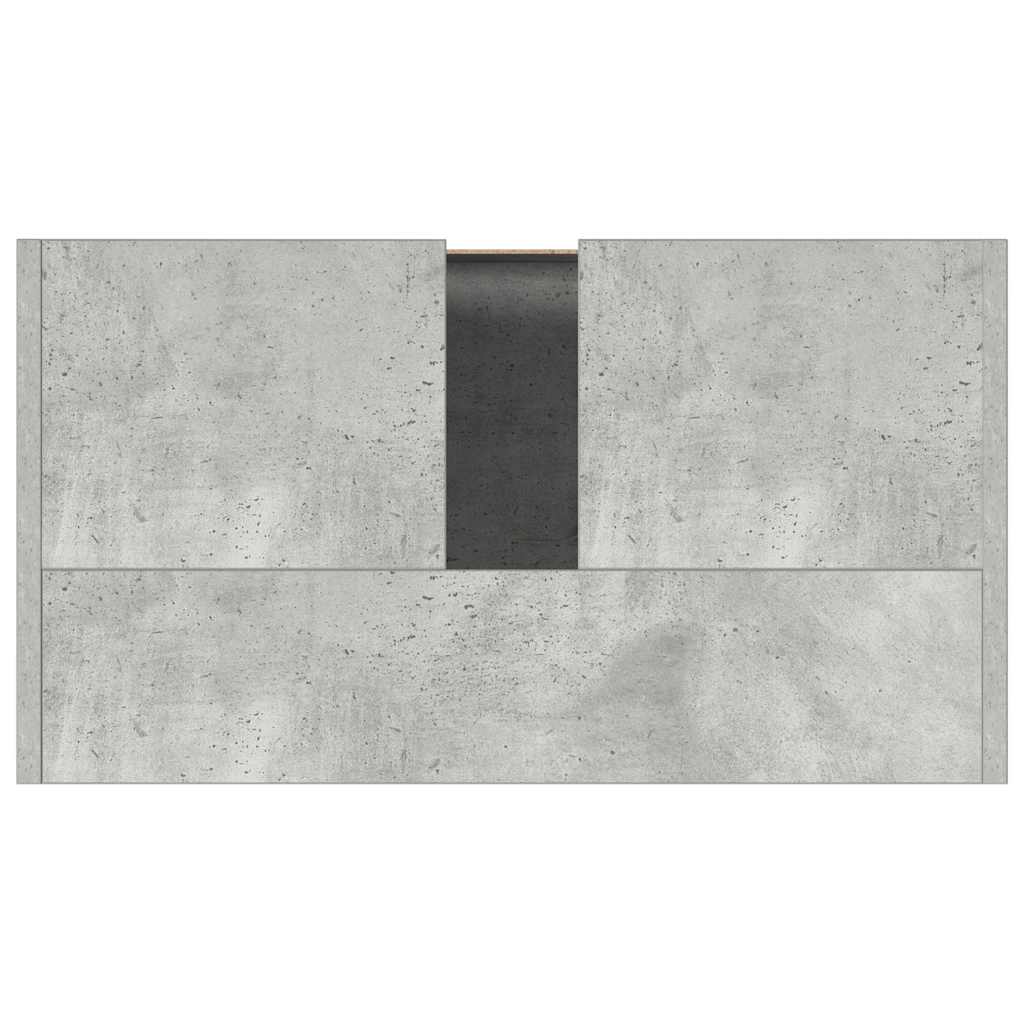 Mobile da Bagno Grigio Cemento 60x33x60 cm in Legno Multistrato