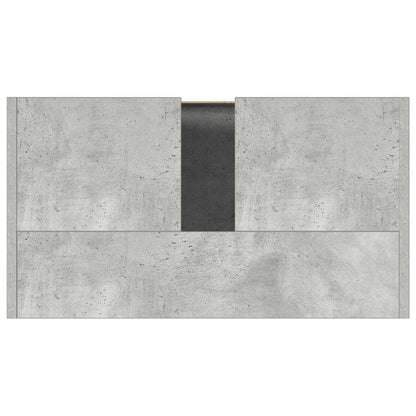 Mobile da Bagno Grigio Cemento 60x33x60 cm in Legno Multistrato