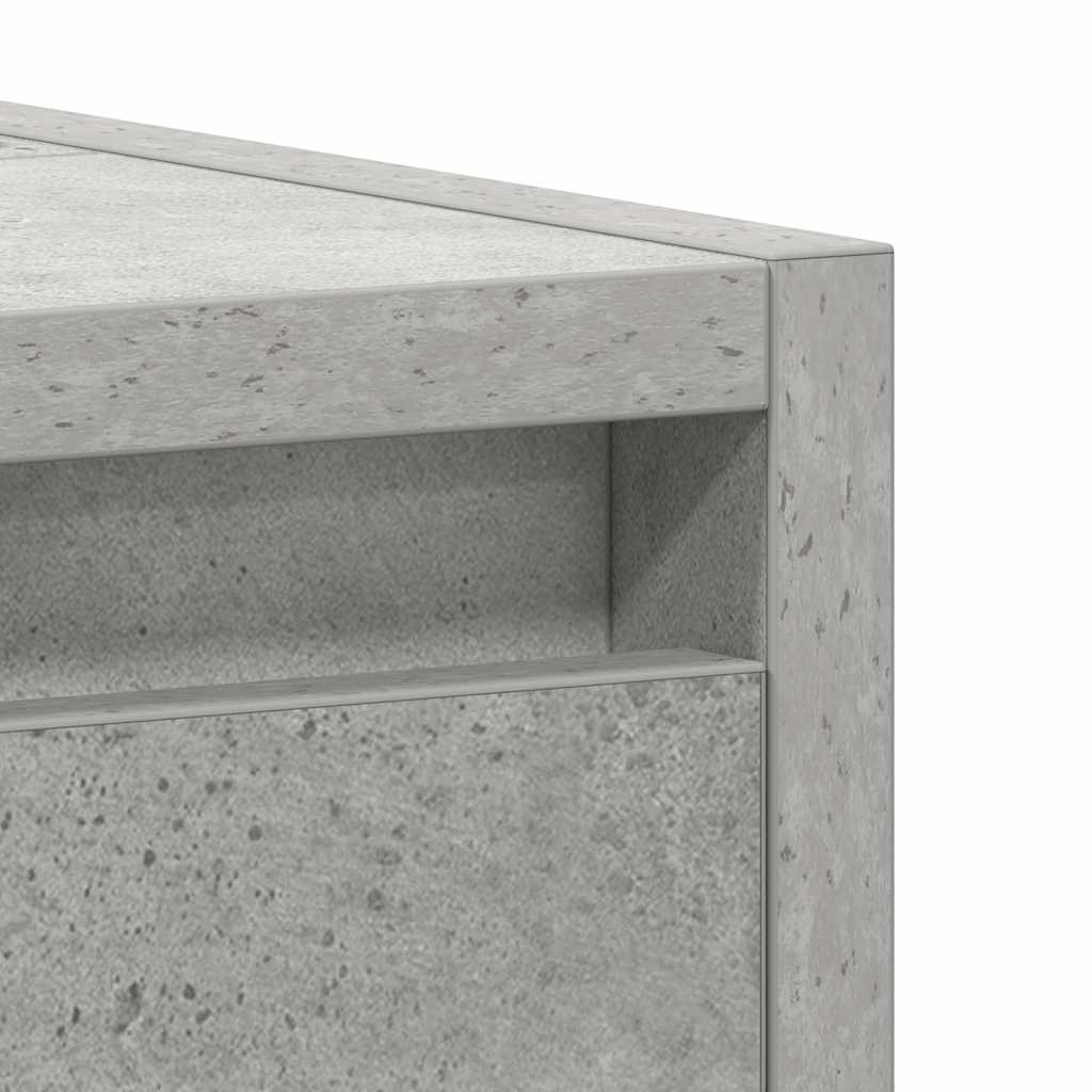 Mobile da Bagno Grigio Cemento 60x33x60 cm in Legno Multistrato