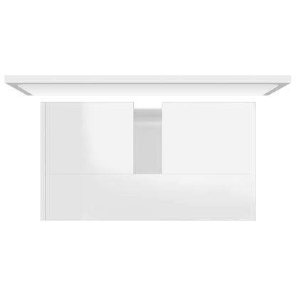 Set Mobili da Bagno Bianco Lucido in Legno Multistrato | homemem39