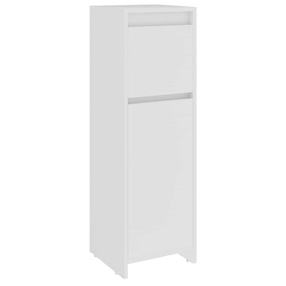 Armadio da Bagno Bianco 30x30x95 cm in Legno Multistrato | homemem39