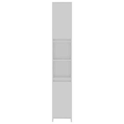 Mobile da Bagno Bianco 30x30x183,5 cm in Legno Multistrato | homemem39