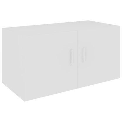 Armadietto da Parete Bianco 80x39x40 cm in Legno Multistrato | homemem39
