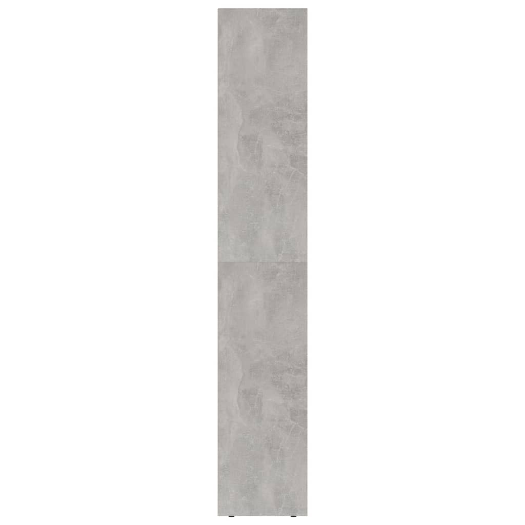 Libreria Grigio Cemento 36x30x171 cm in Legno Multistrato | homemem39