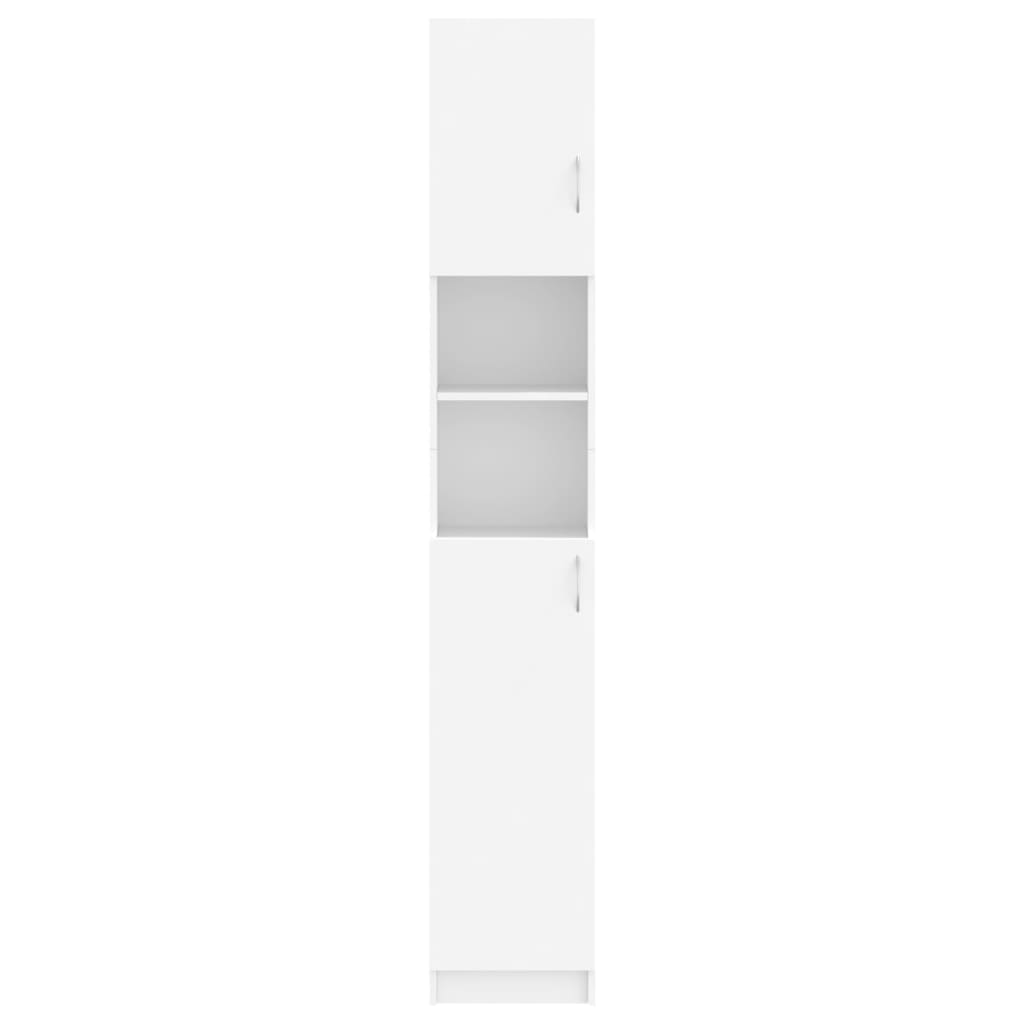 Armadio da Bagno Bianco 32x25,5x190 cm in Legno Ingegnerizzato | homemem39
