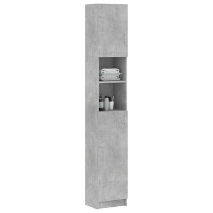Mobile da Bagno Grigio Cemento 32x25,5x190 cm