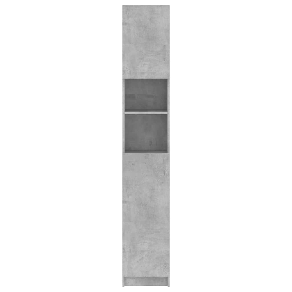 Mobile da Bagno Grigio Cemento 32x25,5x190 cm