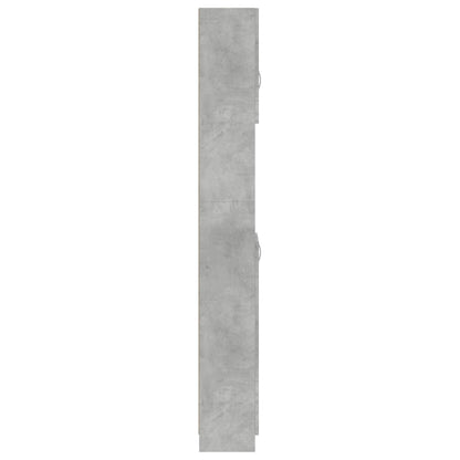 Mobile da Bagno Grigio Cemento 32x25,5x190 cm Legno Ingegnerizzato | homemem39