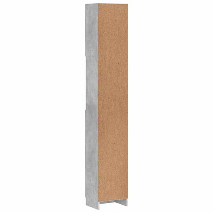 Mobile da Bagno Grigio Cemento 32x25,5x190 cm