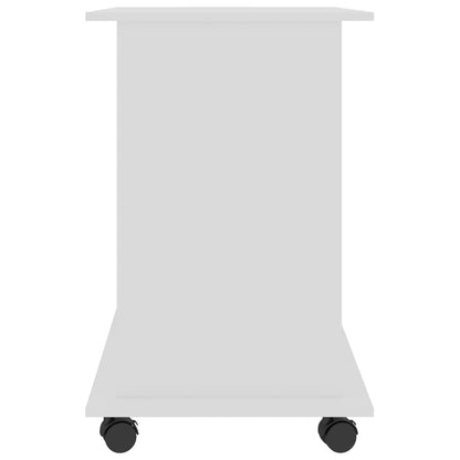 Scrivania ad Angolo Bianca 80x50x75 cm in Legno Multistrato - homemem39