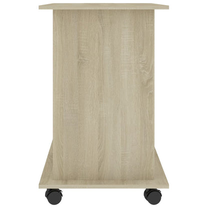 Scrivania Computer Rovere Sonoma 80x50x75 cm Legno Multistrato - homemem39