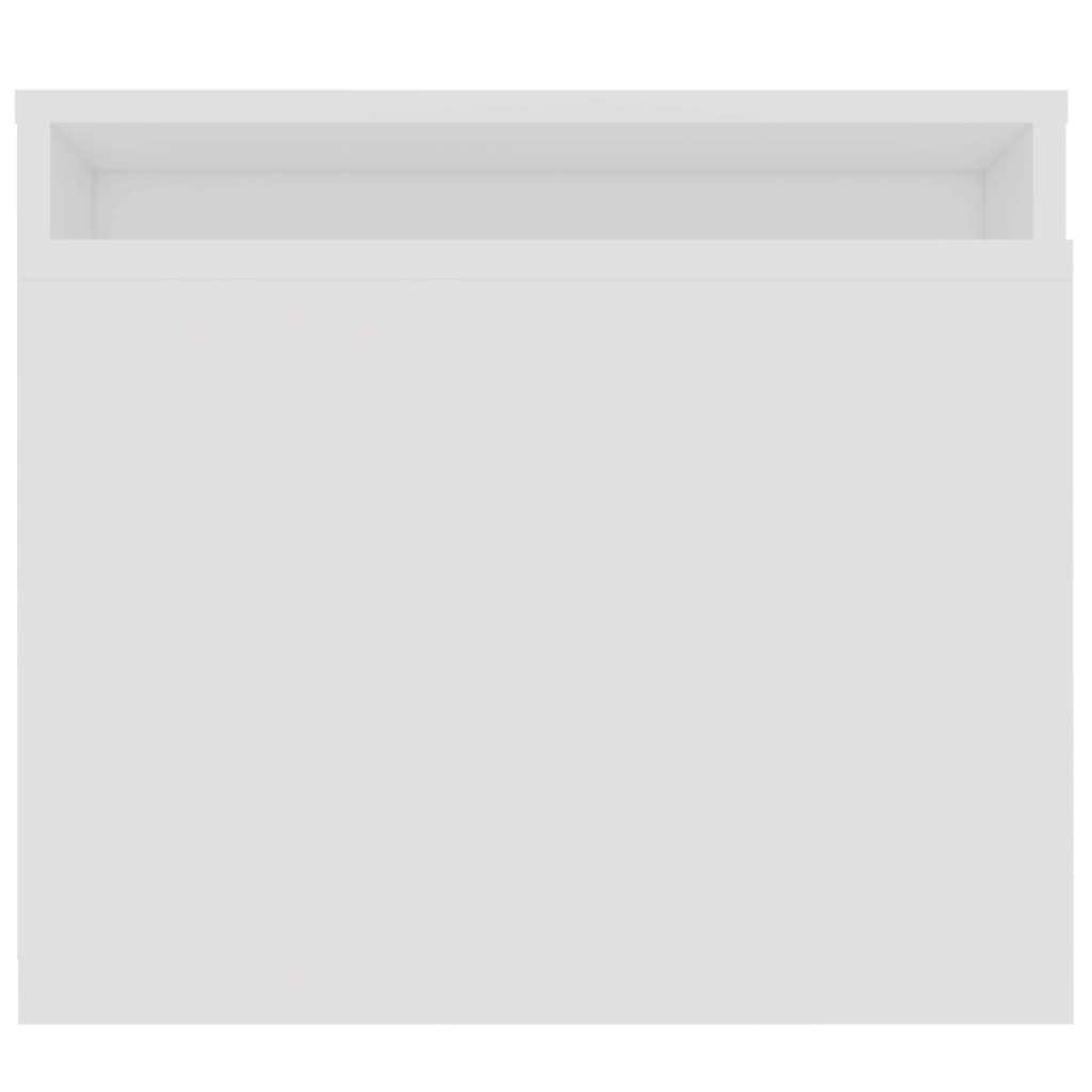 Tavolino da Salotto Bianco 100x48x40 cm in Legno Multistrato | homemem39