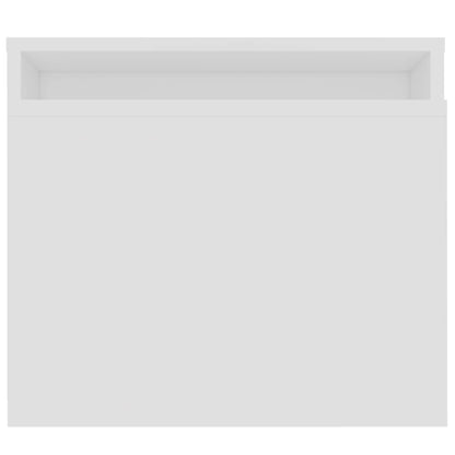 Tavolino da Salotto Bianco 100x48x40 cm in Legno Multistrato | homemem39