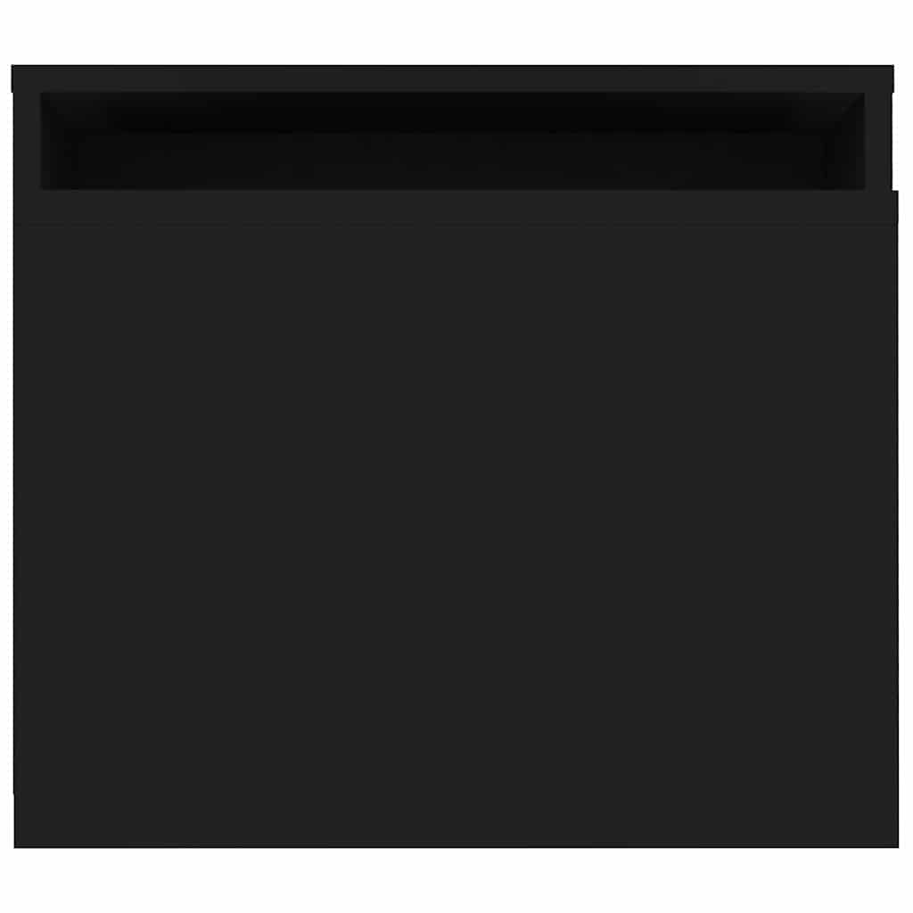 Set Tavolini da Salotto Nero 100x48x40 cm in Legno Multistrato | homemem39