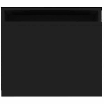 Set Tavolini da Salotto Nero 100x48x40 cm in Legno Multistrato | homemem39