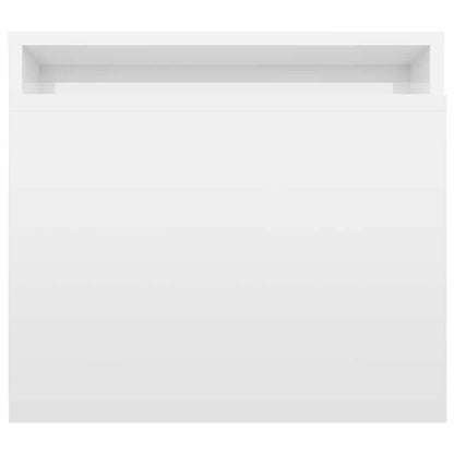 Set Tavolini da Salotto Bianco Lucido 100x48x40 cm Multistrato