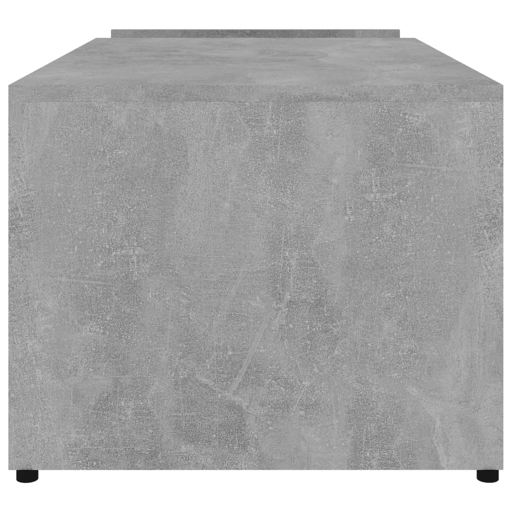 Tavolino da Salotto Grigio Cemento 90x45x35cm Legno Multistrato | homemem39