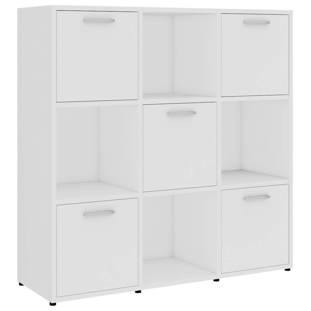 Libreria Bianca 90x30x90 cm in Legno Multistrato