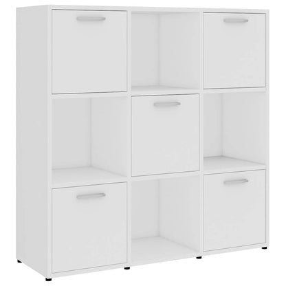 Libreria Bianca 90x30x90 cm in Legno Multistrato