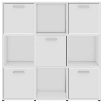 Libreria Bianca 90x30x90 cm in Legno Multistrato