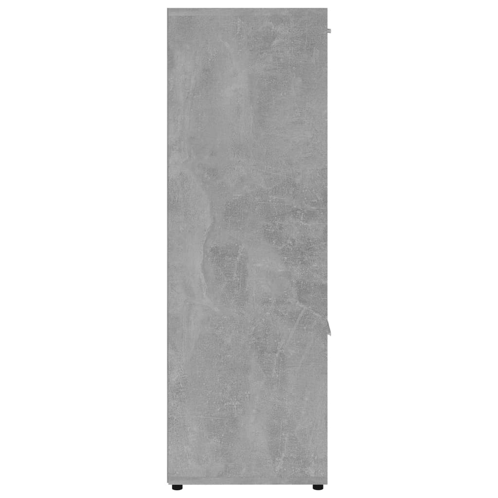 Libreria Grigio Cemento 90x30x90 cm in Legno Multistrato | homemem39