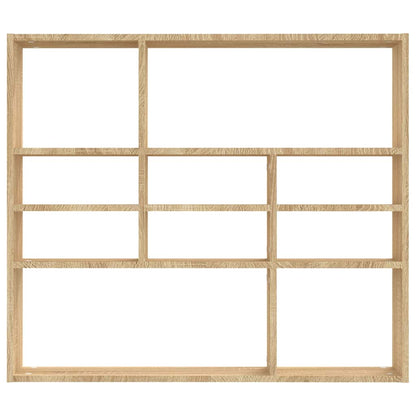 Scaffale a Parete 90x16x78 cm legno multistrato