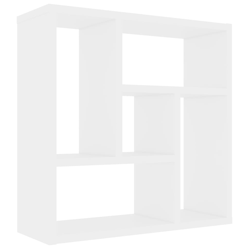 Scaffale a Parete Bianco 45,1x16x45,1 cm in Legno Multistrato | homemem39