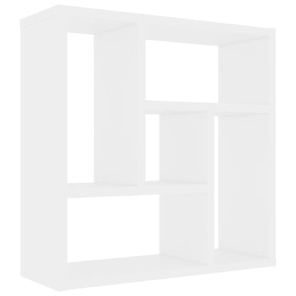 Scaffale a Parete Bianco 45,1x16x45,1 cm in Legno Multistrato | homemem39