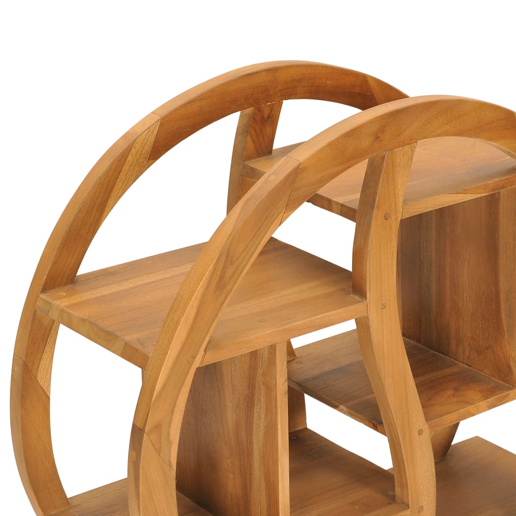 Armadietto con Mensola Yin Yang 68x26x83 cm in Legno di Teak | homemem39