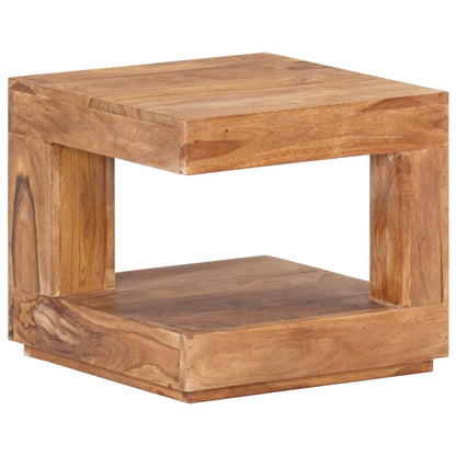 Tavolo da Salotto 45x45x40 cm in Legno Massello di Acacia