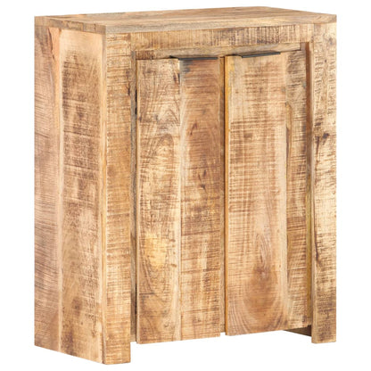 Credenza 59x35x75 cm in Legno Massello di Mango Grezzo - homemem39