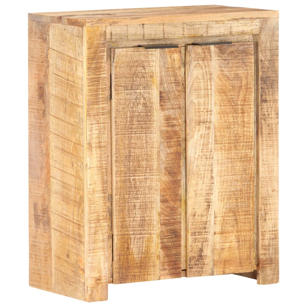 Credenza 59x35x75 cm in Legno Massello di Mango Grezzo - homemem39