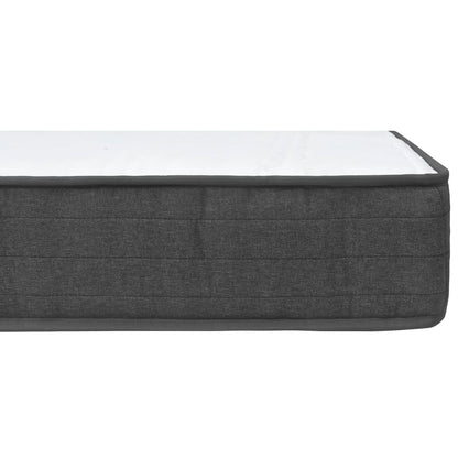 Letto a Molle Grigio Scuro in Tessuto 200x200 cm | homemem39