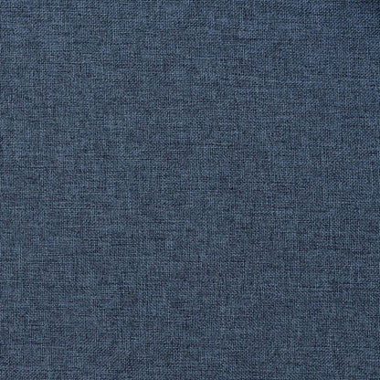 Tende Oscuranti Effetto Lino con Occhielli 2 pz Blu 140x245 cm