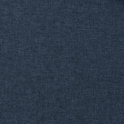 Tende Oscuranti con Ganci Effetto Lino 2 pz Blu 140x225 cm
