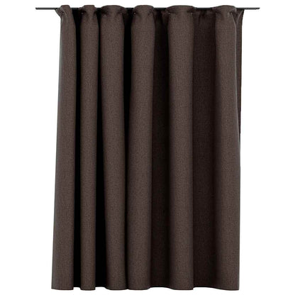 Tenda Oscurante Effetto Lino con Ganci Talpa 290x245 cm | homemem39