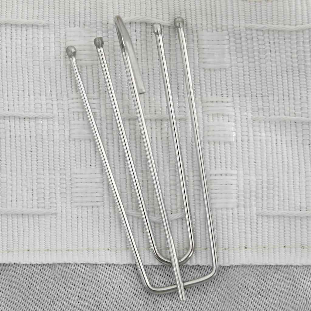 Tende Oscuranti con Ganci Effetto Lino 2 pz Beige 140x245 cm | homemem39