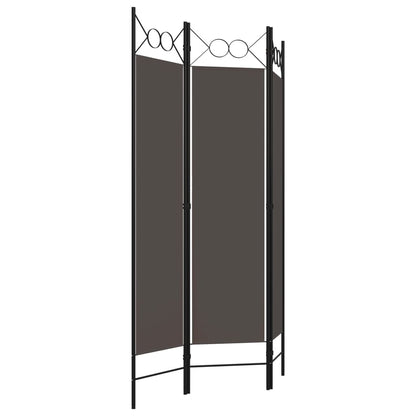 Paravento a 3 Pannelli Antracite 120x180 cm - homemem39