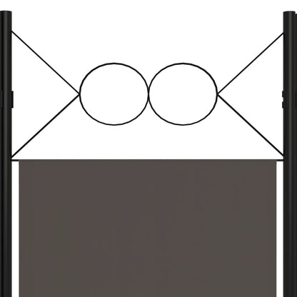 Paravento a 3 Pannelli Antracite 120x180 cm